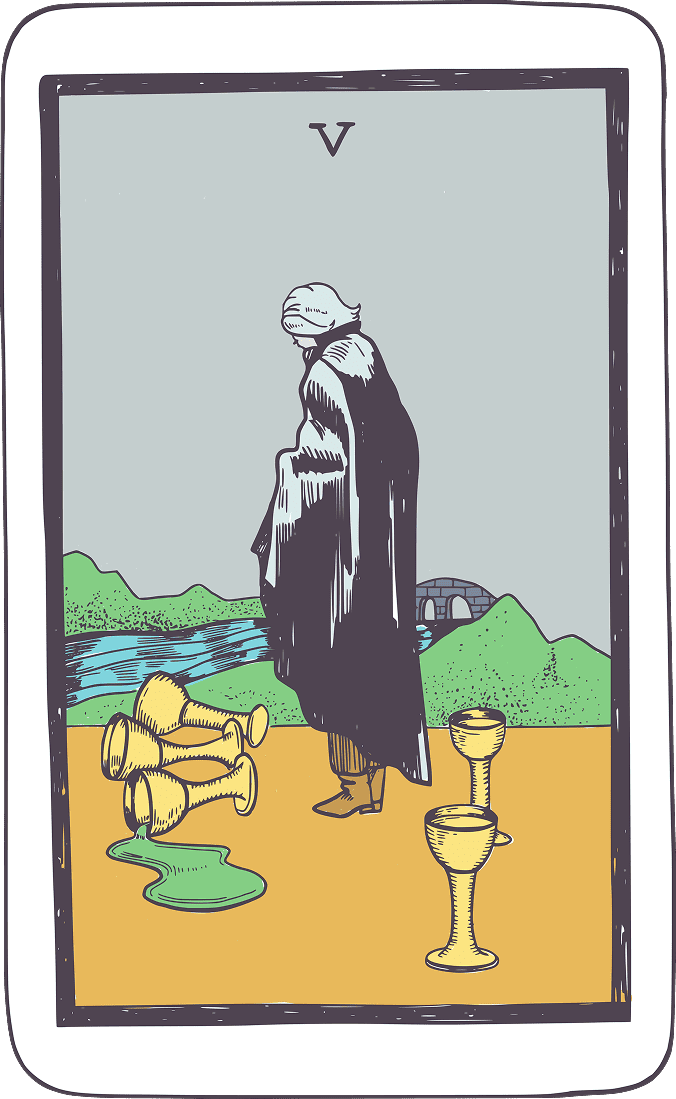 Five of Cups