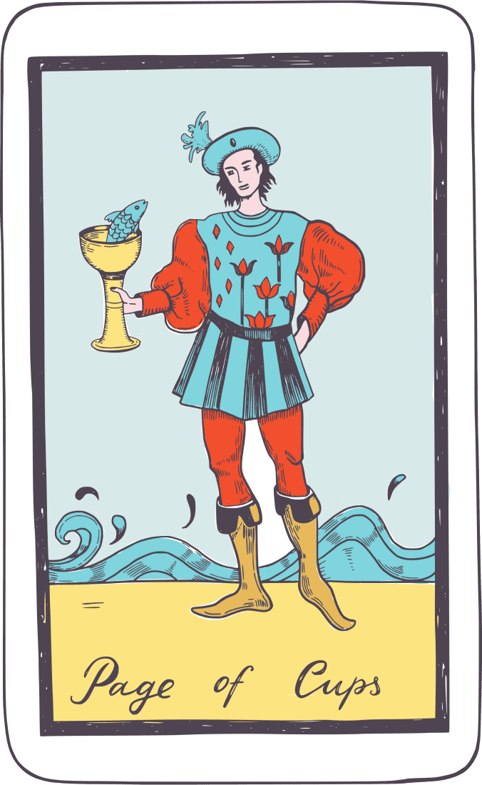 Page of Cups