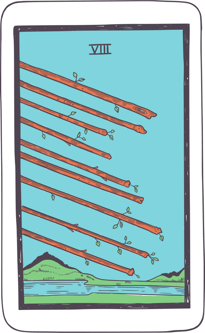 Eight of Wands
