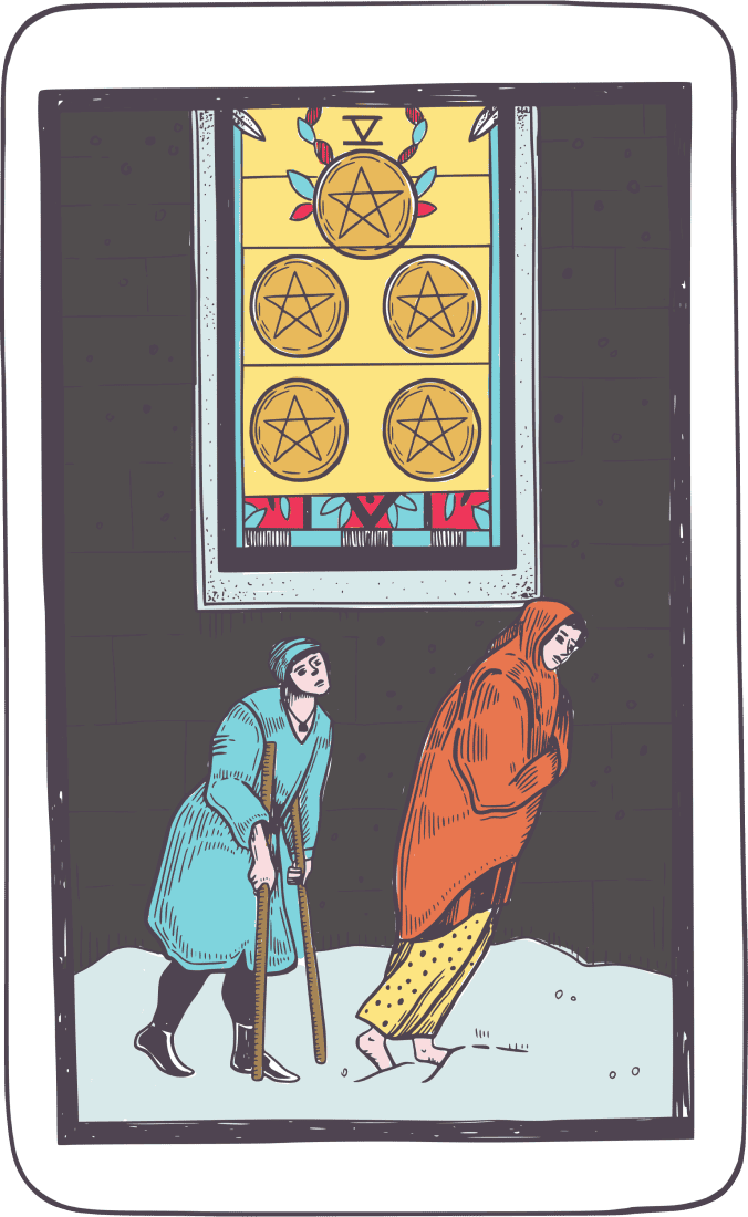 Five of Pentacles