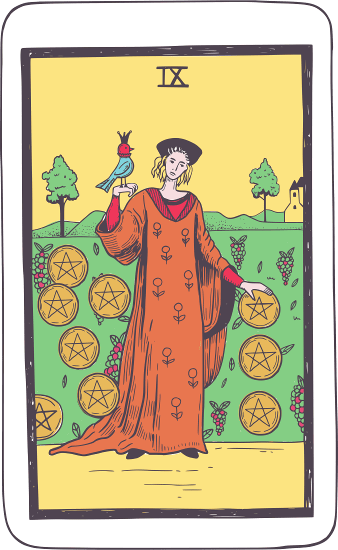 Nine of Pentacles